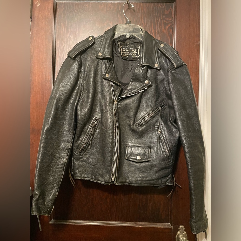 Vintage Leather Jacket sz 44